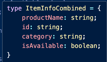 Type formatting with prettify on hover