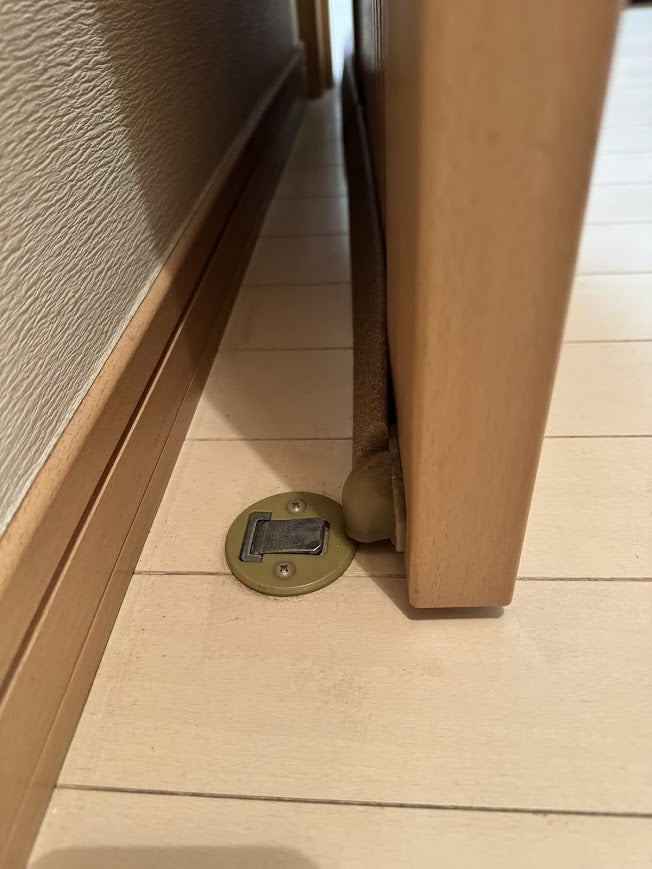 ドラフトストッパーがドア下隙間風対策に効果的