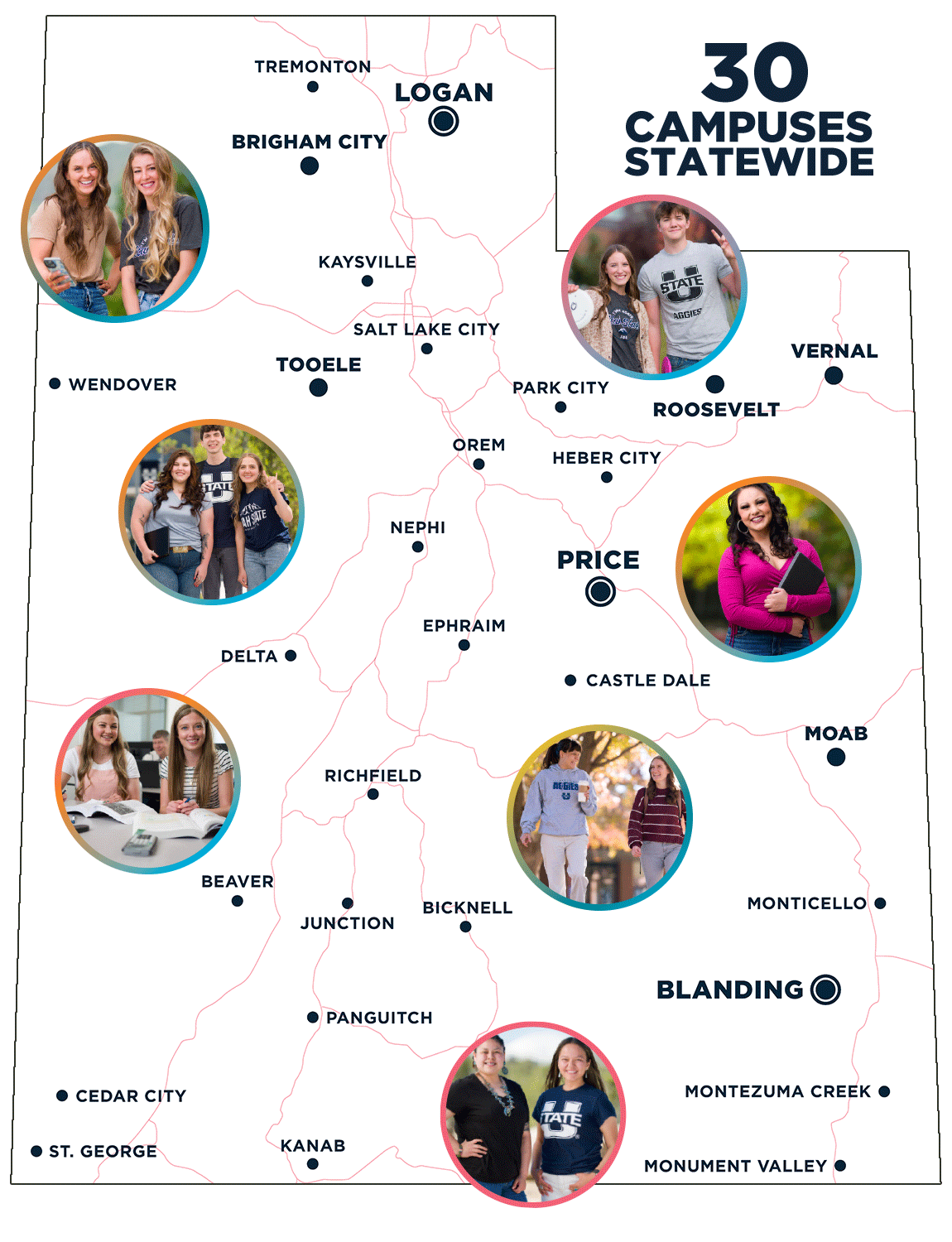 Statewide Campuses Map