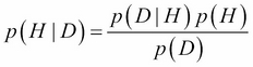 Bayes' theorem and statistical inference