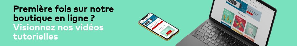 Première fois sur notre boutique en ligne ? Visionnez nos vidéos tutorielles