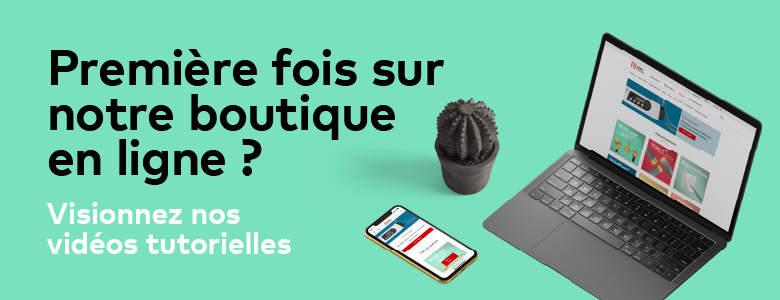 Première fois sur notre boutique en ligne ? Visionnez nos vidéos tutorielles