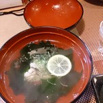 いちごいちえ - 鯛の潮汁