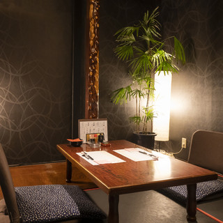 落ちつきのある個室