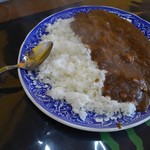 白樺食堂 - 普通盛りカレー　普通盛りでもライス300g