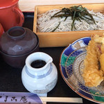 やまこ庵 - 選べるランチ【天ぷら蕎麦とネギトロ丼】