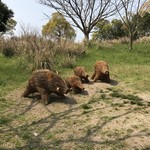 吉野ヶ里歴史公園 売店 - 竹で作った猪