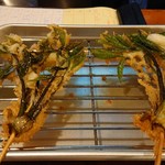 串カツ 油屋 - 岡山県産　こしあぶら

初めて食べました

新芽の食感が油みたいで美味しい！