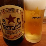 串カツ 油屋 - サッポロビール  
赤星 (^^)