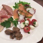 Trattoria Candito - 本日の前菜の盛り合わせ　一例
