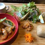 Restaurant la Raison - エビとホタテのロースト