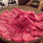 呼子活イカ 博多巻き串 燈 - 佐賀牛または宮崎牛すき焼き