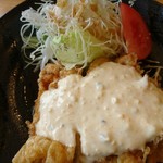 まるきん食堂 - たっぷりのタルタル♪