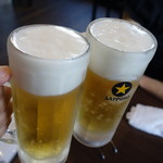 焼肉元太 - 生ビール