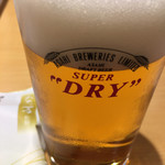 アサヒビール博多工場 - 一杯目 アサヒ スーパードライ (*´ω`*)