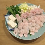 一冨久 - はも鍋1人前3500円二人前より