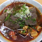 前沢サービスエリア（下り線）スナックコーナー - 前沢牛麻婆ラーメン　1000円