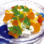 [佐渡]あんぽ柿と柚子のクリームチーズ和え