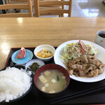 盛印盛岡青果食堂 - 生姜焼き定食