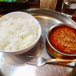 バルティヤ・ザイカ - チキンティッカマサラとインド米