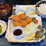 源喜屋 - ランチ：牡蠣フライ定食