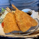 Genkiya Morioka Ten - ランチ：アジフライ定食