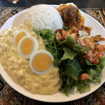 LAZO’S - Aji de Gallina + Half Milanesa + Adobo with Mashed Potatoes
