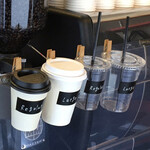 ホウエイコーヒー - ホット、アイス。
レギュラー、ラージ。