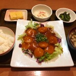 Umaka Bo Sakai De Ten - 虾仁辣椒定食