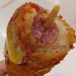 アリランホットドッグ - チェダーチーズホットドッグ