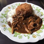 Coffee Tei Kyabin - ミンチカツカレー（1100円）