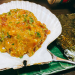 乙屋 - 鯵のなめろう。