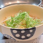 極肉 しゃぶ一 - 締めの一口ラーメン