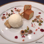 Modern French Guranvuneuru (Morioka Grand Hotel) - Glace à la Vanille,Mousse au miel