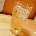 味工房ゆず - 晩酌セット：ノンアルのレモンジンジャー（２杯目はベリーフィズ飲みましたが、写真撮り忘れ）