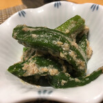 sushiなかの - オクラ胡麻和え