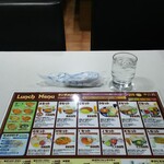 ブッダム インドネパールレストラン - 店内ランチメニュー