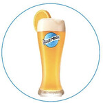 トラムパイント - Blue Moon  ブルームーン 1Pint (パイント) 1,300yen 1/2 (half pint) 800yen [アメリカ・クラフト] 生オレンジ付き 