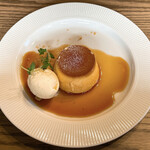 洋食やしき - 明野卵の濃厚プリン