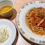 사이제리야 후레스포 토스점 - スパゲティ アラビアータ＝５００円 税込
                        ※ランチ限定メニュー