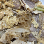 末広庵 - 豚すき焼き風どんぶりメシ☆