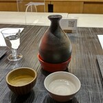 Hoshinoya Kyoto Dining - 日本酒 月の桂 熱燗