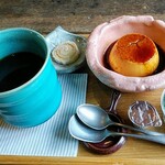 マルポタ舎。 - ブレンド＆自家製プリン