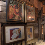 焼肉屋 ローズガーデン - マチスの絵が飾ってあります。