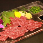 ～熊本直送馬刺し～赤身刺し