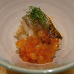 Sushi Akazu Mochizuki - Sea Bream & Warm Ikura