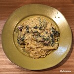 ドラセナ - Pancetta affumicata e spinaci alla carbonara