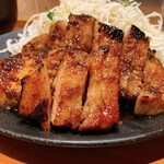 肉のやま金 - トンテキ大盛