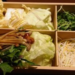 しゃぶしゃぶ温野菜 - 野菜盛り