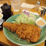 かつぜん - 特製ロースかつ膳・150g　¥1,738(税込）2021-10-12・分厚いロースかつ！